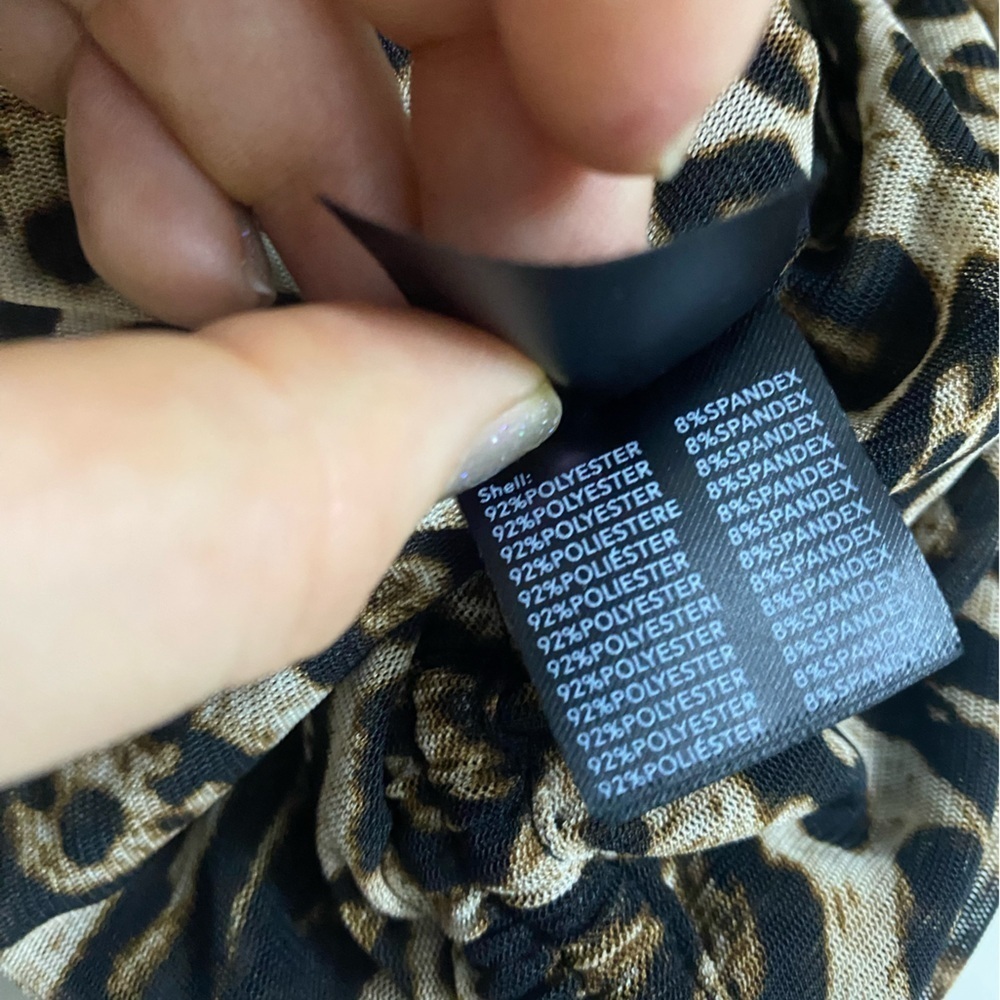 🆕Tiger Mist - Toronto leopard print ruched mini dress - Picture 10 of 10